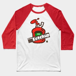 Splatfest Team Ketchup v.2 Baseball T-Shirt